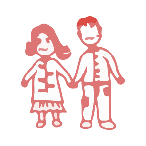 我们手牵手，一起慢慢到老。